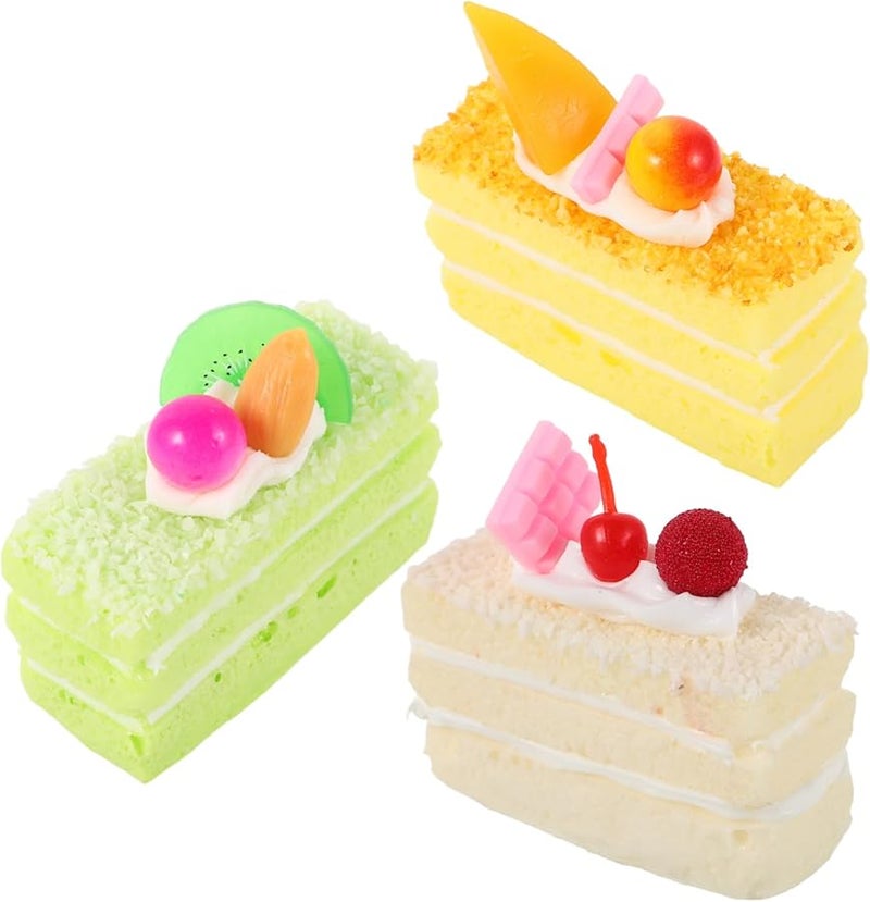 Lifelike Faux Food Display Prop Set of 3 for Photography Cafe Home Kitchen Decoration - Image 1